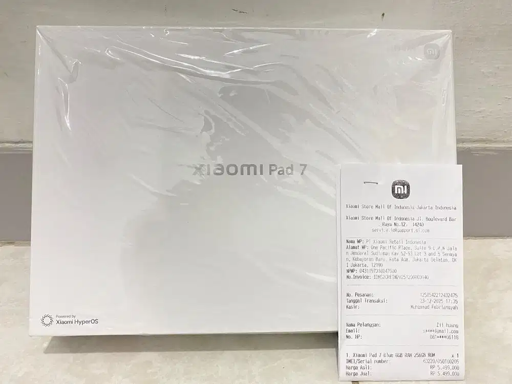 XIAOMI MI PAD 7 OFFICIAL STORE GARANSI RESMI AKTIF 100%