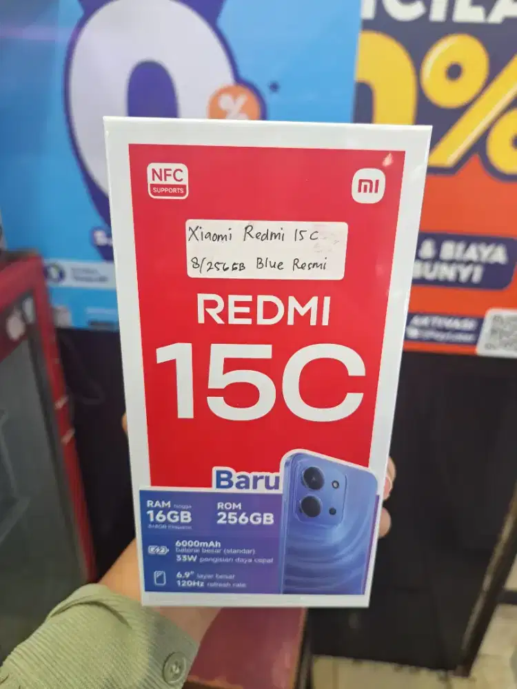 Xiaomi Redmi 15C 8/256GB Blue New Segel Box Garansi Resmi