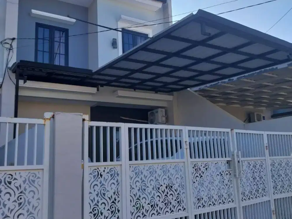 BW85 Dijual Rumah 2 Lt Modern Minimalis Full Furnished SHM di Gunung Anyar Surabaya
