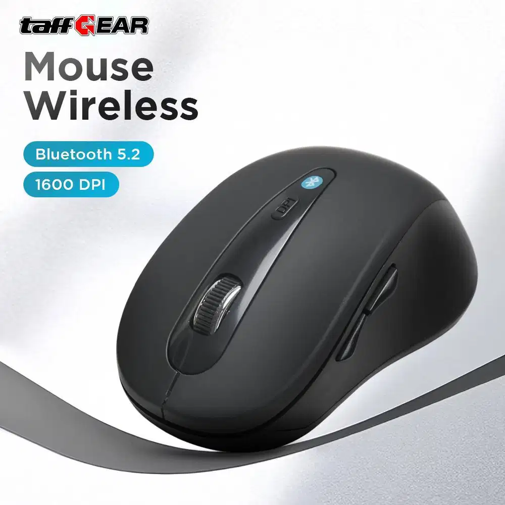 COD Medan - Mouse Bluetooth Wireless Optical 5.2 Ergonomi