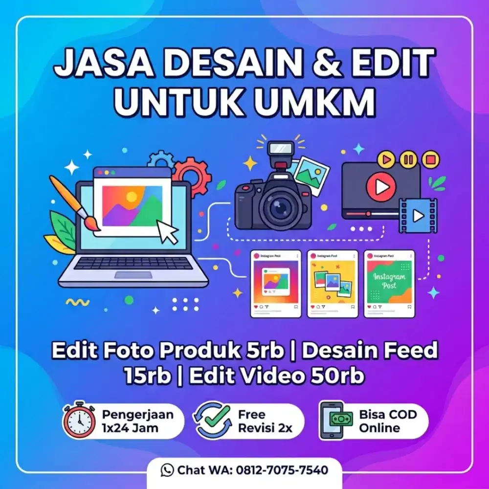 JASA DESAIN | EDIT FOTO | EDIT VIDEO