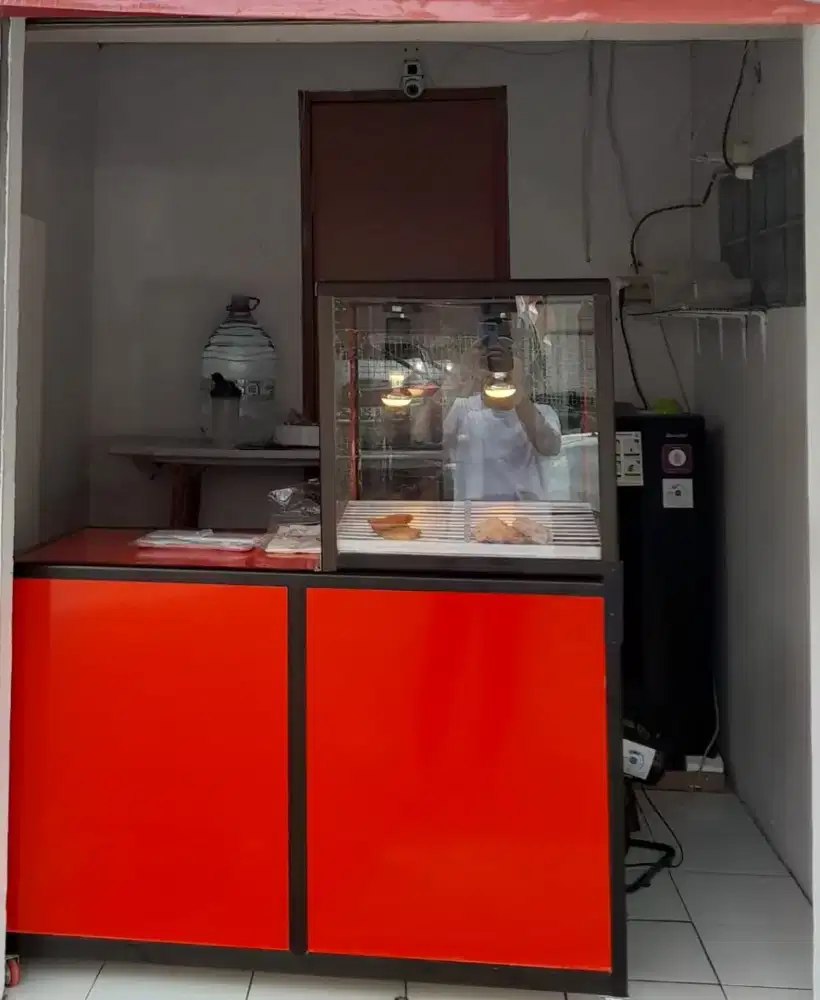 Jual etalase fried chicken