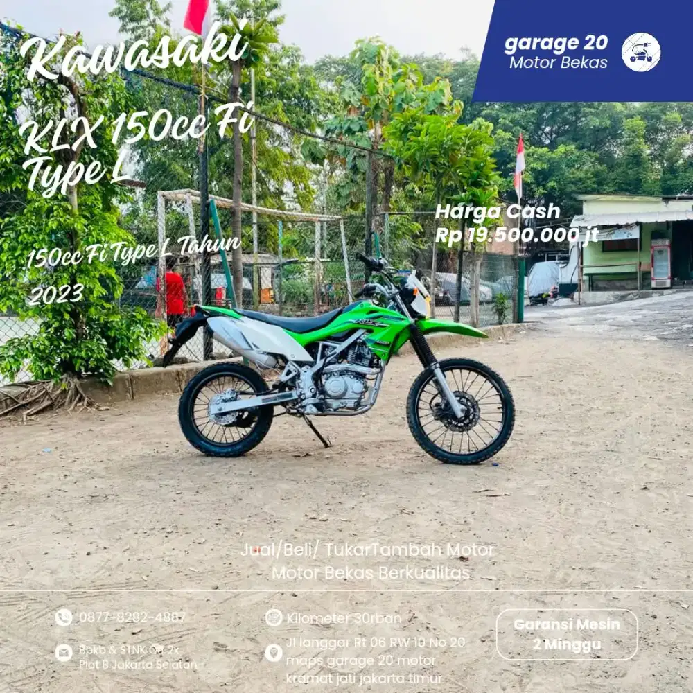 Kawasaki KLX 150cc Type L Tahun 2023