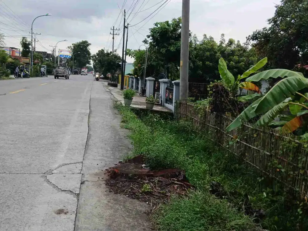DIJUAL CEPAT TANAH TENGAH KOTA SRAGEN AKSES COUNTAINER COCOK SEMUA USAHA HARGA NEGO SAMPAI JADI
