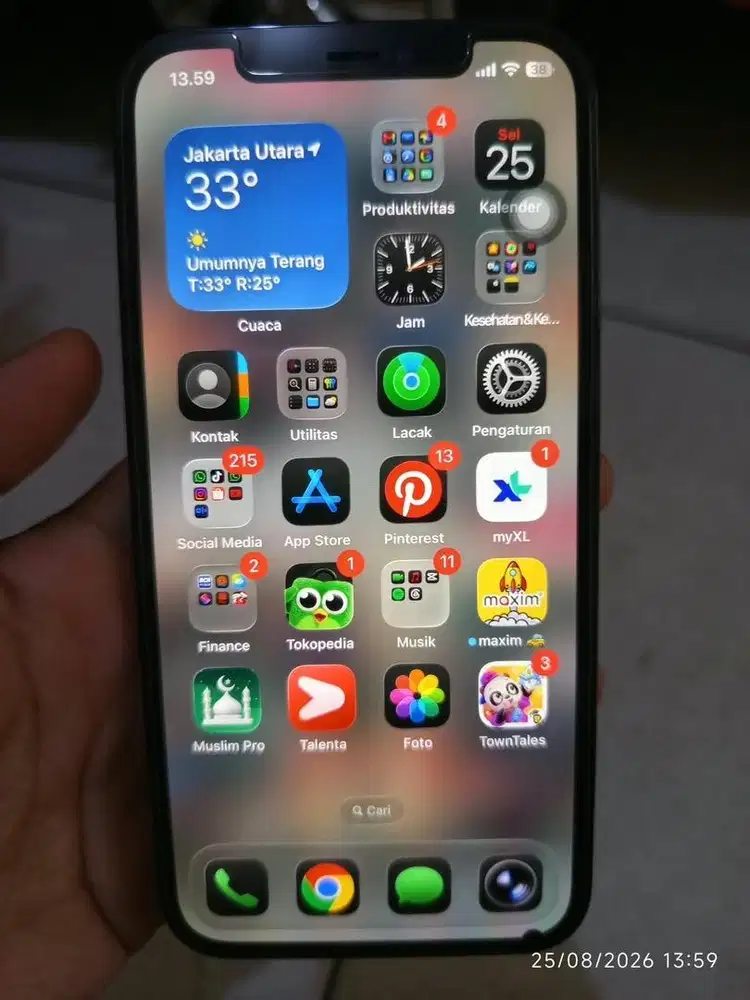 Iphone 12 pro 256gb pasific blue