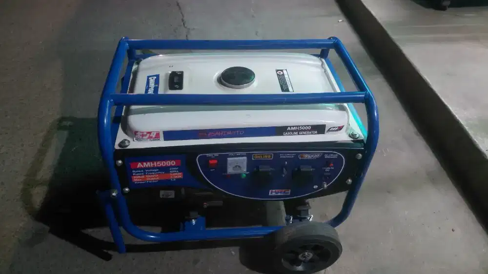 Genset 3.3kva bensin masih kaya baru