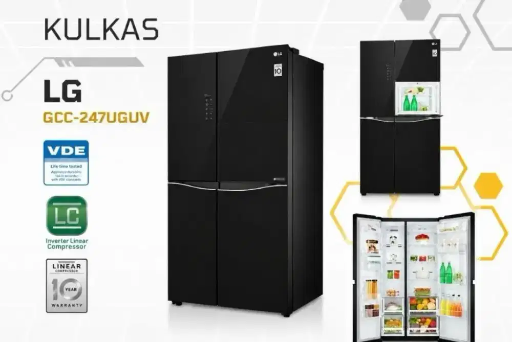 Kulkas Lg Gc-b247uguv Smart
Linear Inventer Kap 675 Liter