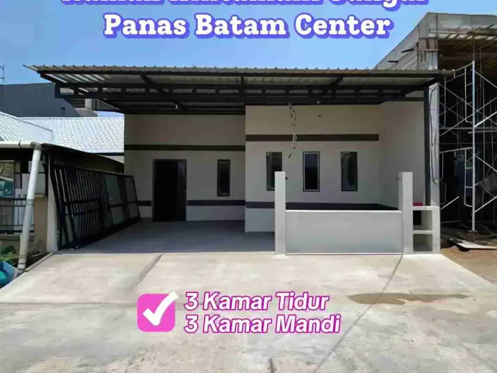 Disewakan Rumah Kintamani Sungai Panas Batam Center Siap Renovasi