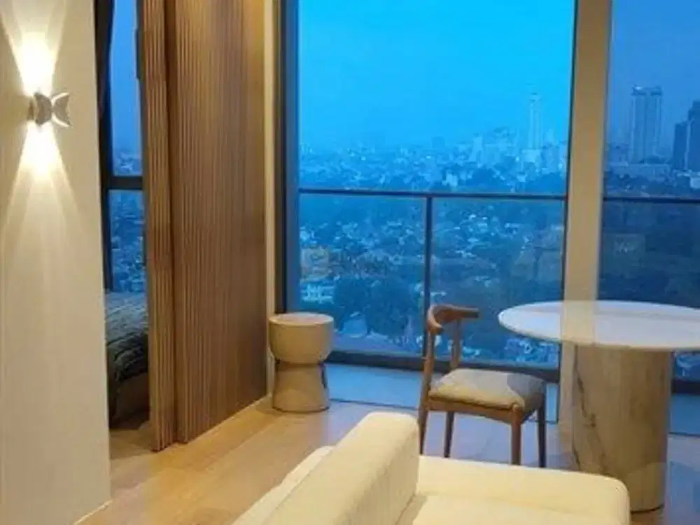 Jarang Ada Jual 2BR Hook jadi 1BR Furnished Bagus di Sudirman Hill Residence Akses Thamrin-Sudirman, Pintu Tol, Mall Grand Indonesia & Plaza Indonesia