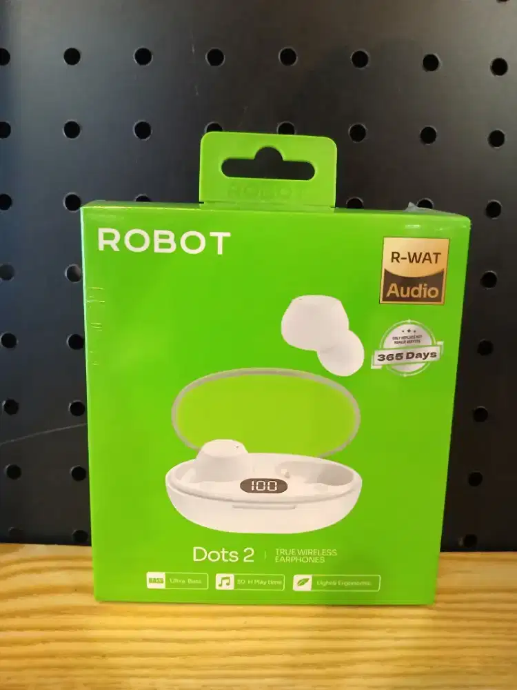 ROBOT Dots 2 TWS Bluetooth Earphone Ultra Bass Wireless Earphone 6.0