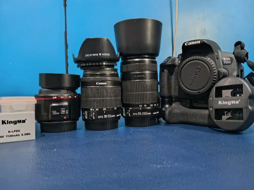 KAMERA DSLR CANON EOS 700D & LAINNYA