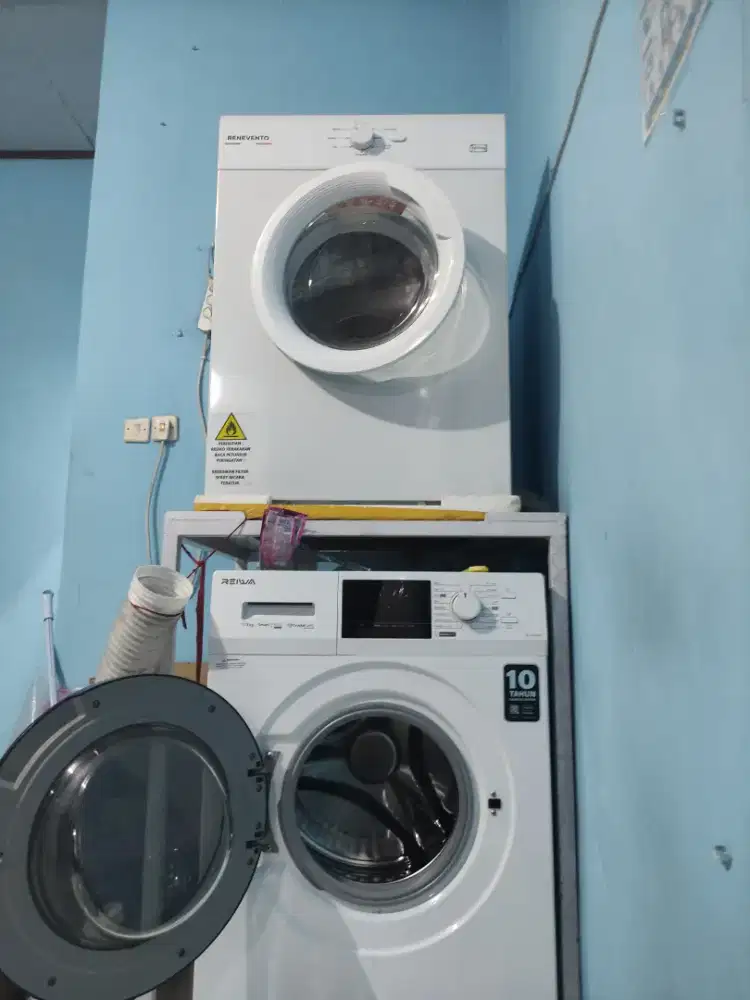 Satu set mesin cuci & dryer