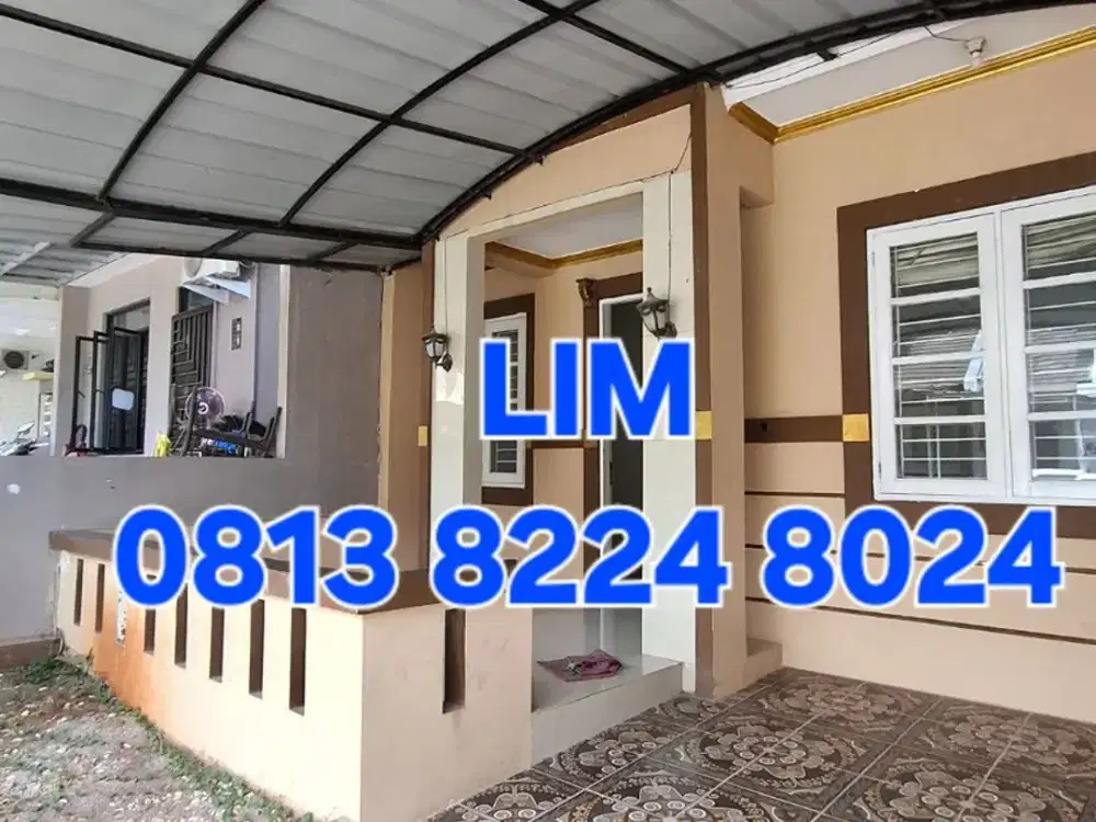 RUMAH MURAH JUAL CEPAT SIAPHUNI PERUMAHAN KOTA WISATA CIBUBUR JAKARTA TIMUR