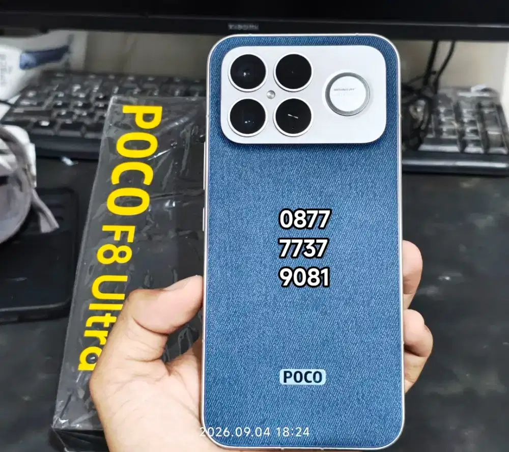 POCO F8 ULTRA 16/512 GB - GARANSI RESMI BLUE DENIM XIAOMI INDONESIA