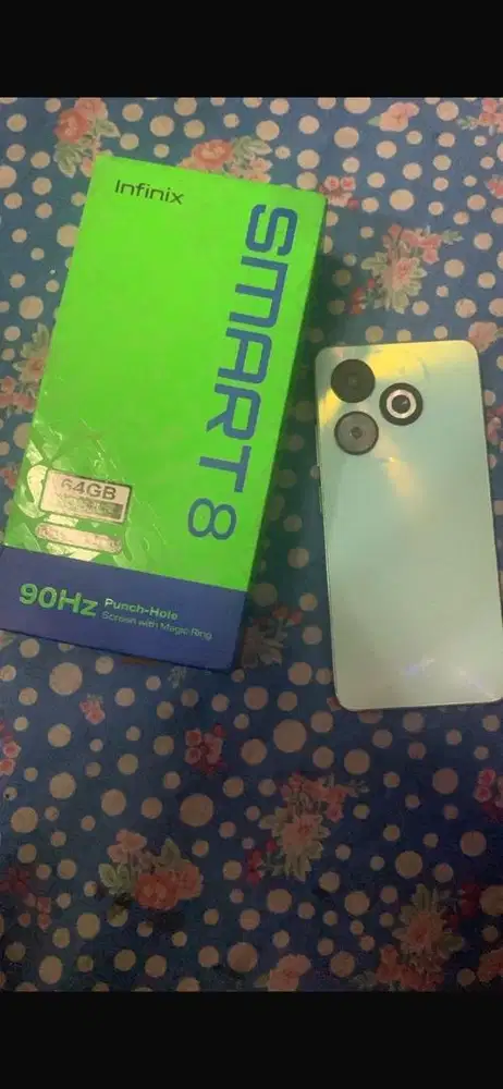 Infinix smart 8 ram 3+3 /64 mulus lengkap dus