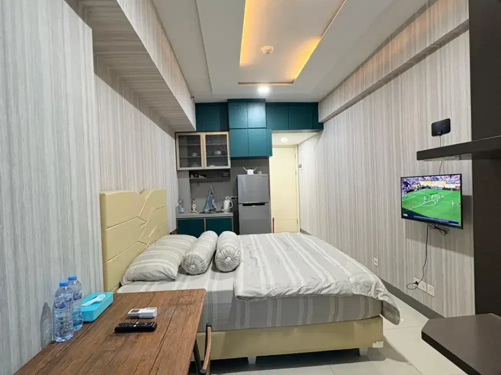 Sewa Harian 350K Benson Studio Full Furnish Lantai 9 View City