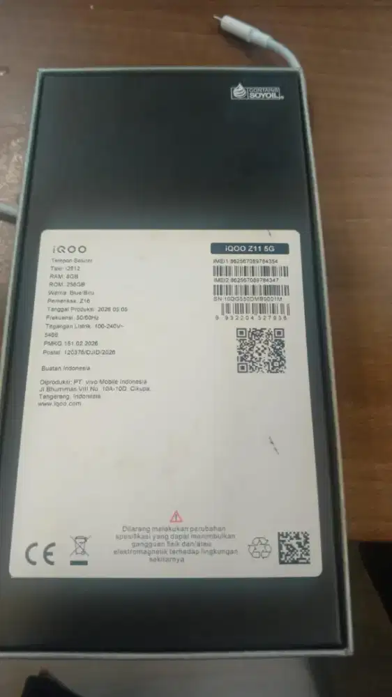 Iqoo z11 256 garansi 2028