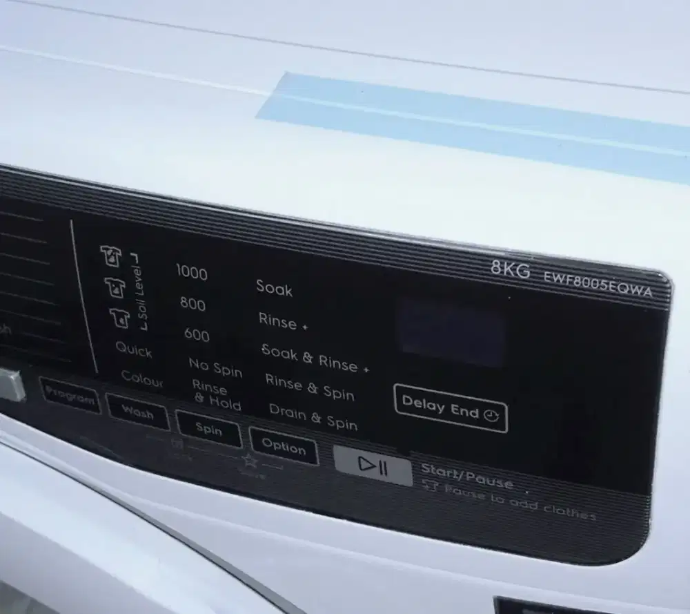 Mesin cuci frontloading Electrolux 8kg seri hijab,like new