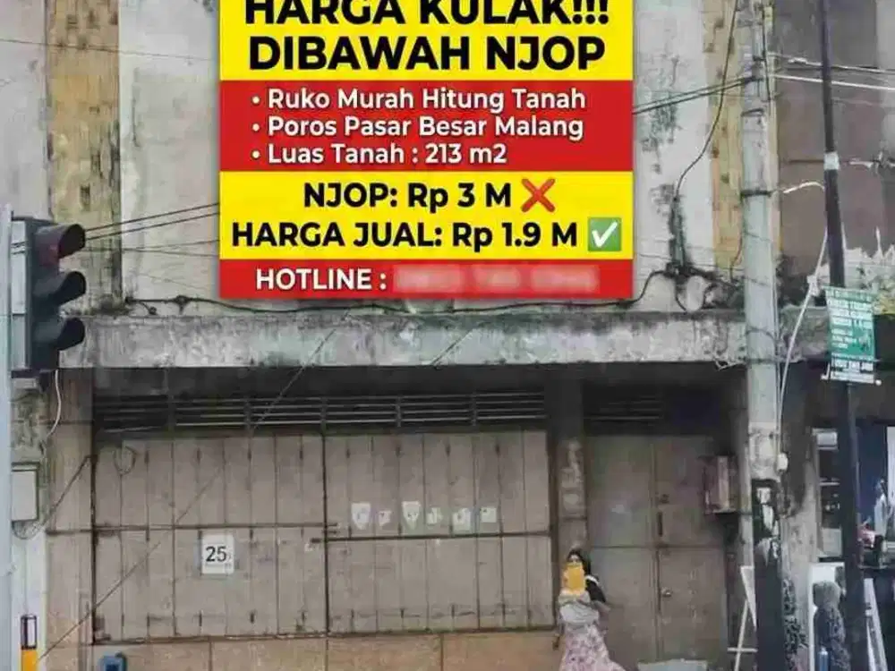RUKO POROS PASAR BESAR MURAH
