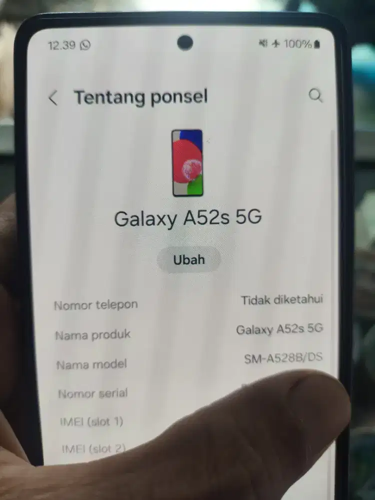 Samsung A52s Ram 8/256 GB HP Only