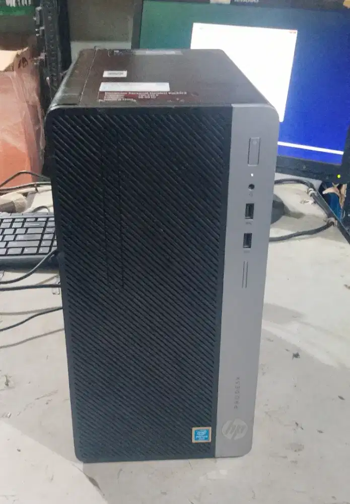 Full set komputer PC monitor hp prodesk 400 G4 mt