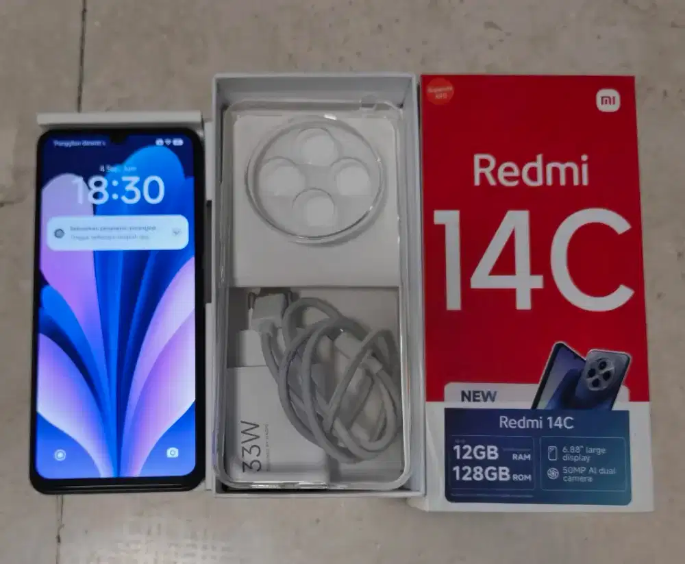 Xiaomi Redmi 14c Ram 8/256gb second fullset no minus