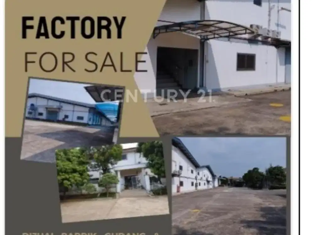 Di Jual Pabrik Gudang Dan Mess EKS Pabrik Garmen Lokadi Di Subang
