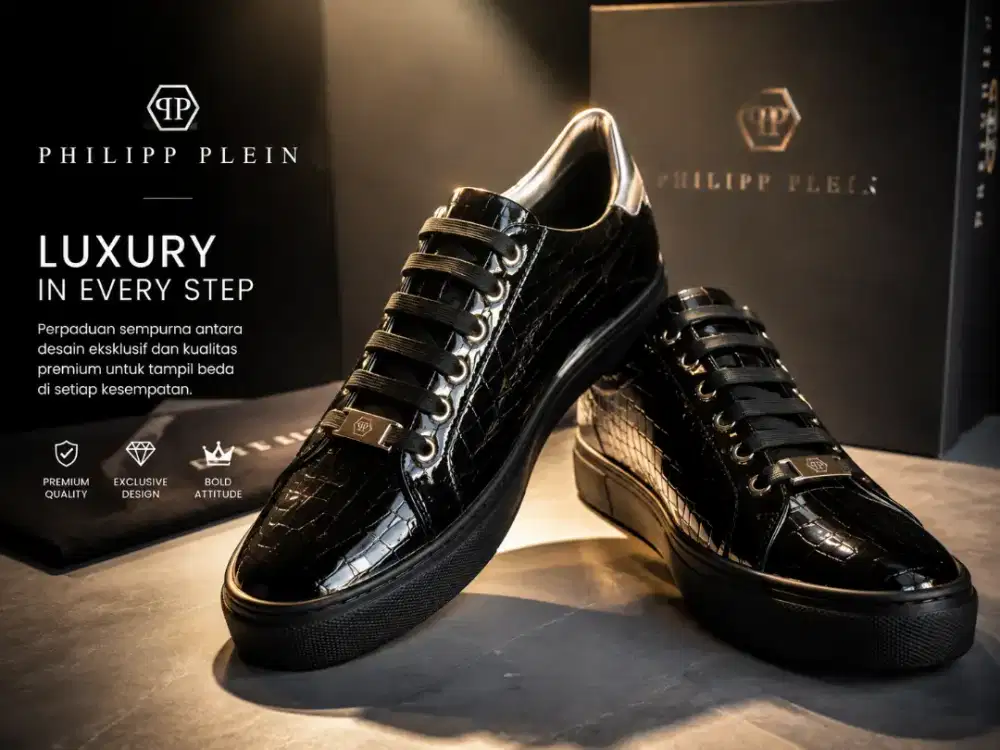 Sepatu Philipp plein 40 miror
