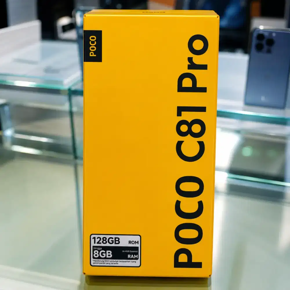 POCO C81 PRO 4+4/128GB RESMI SEGEL