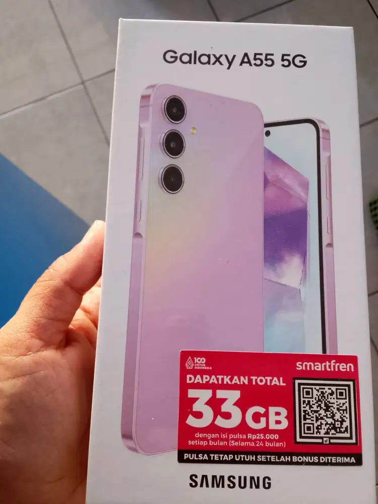 Dijual Samsung A55 5G dengan memori 12/256