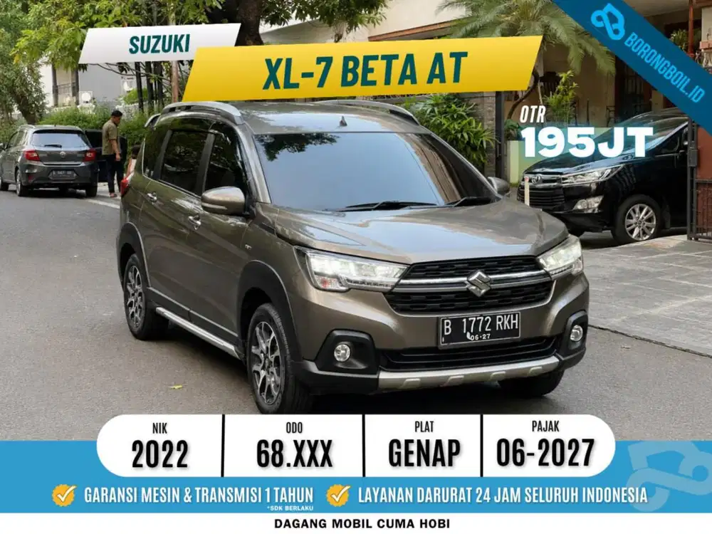 Pajak Full Panjang SUZUKI XL7 beta 2022 ABU