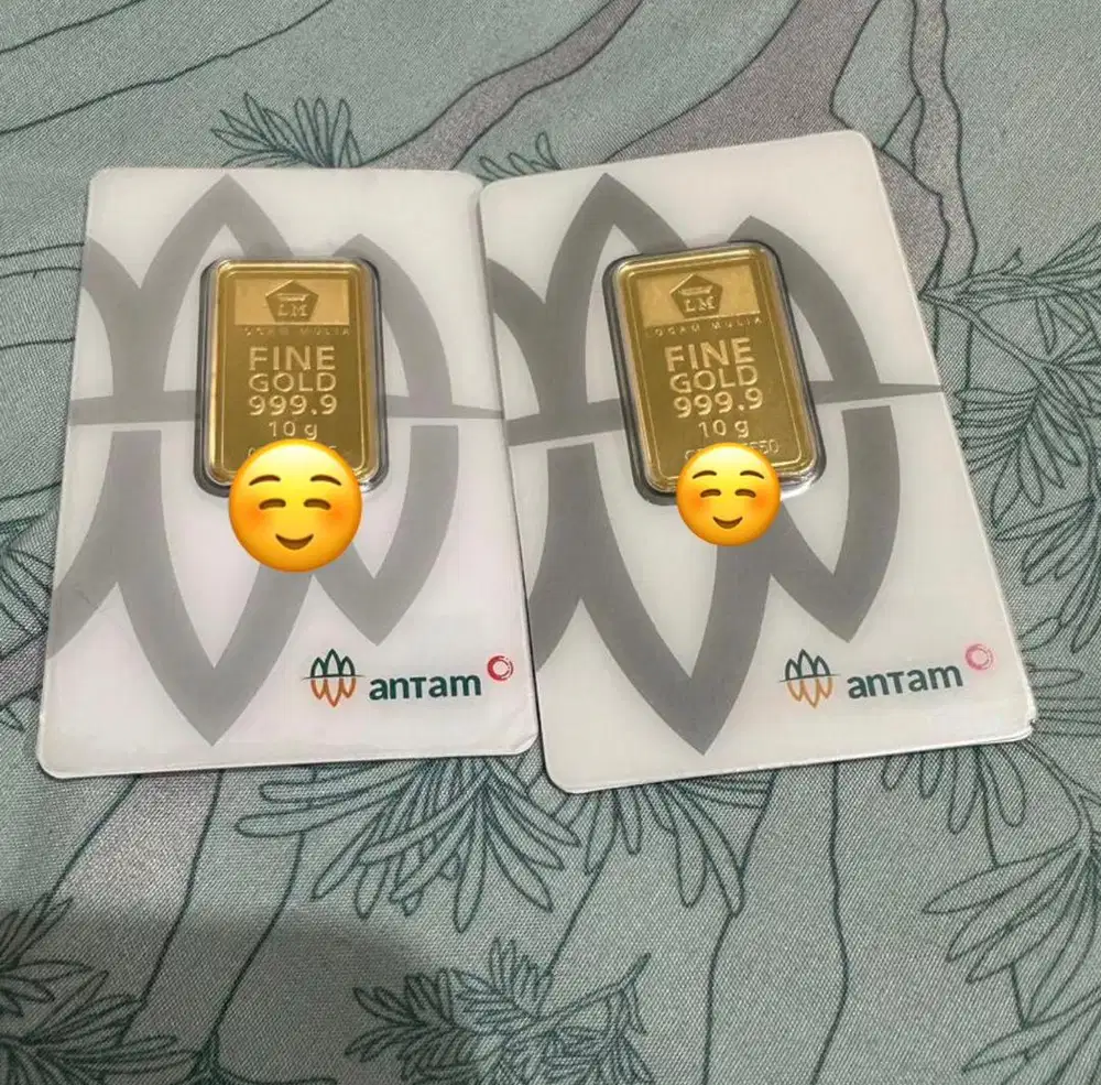 Antam LM 10 gram 2 keping lokasi jakarta