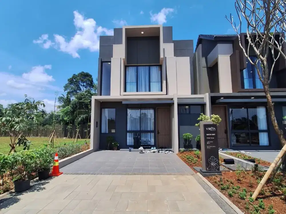 Harga Masih 1,2 M-An Developed By Sinarmasland, Lokasi di Pusat BSDty, rumah 2 lantai konsep modern & open space