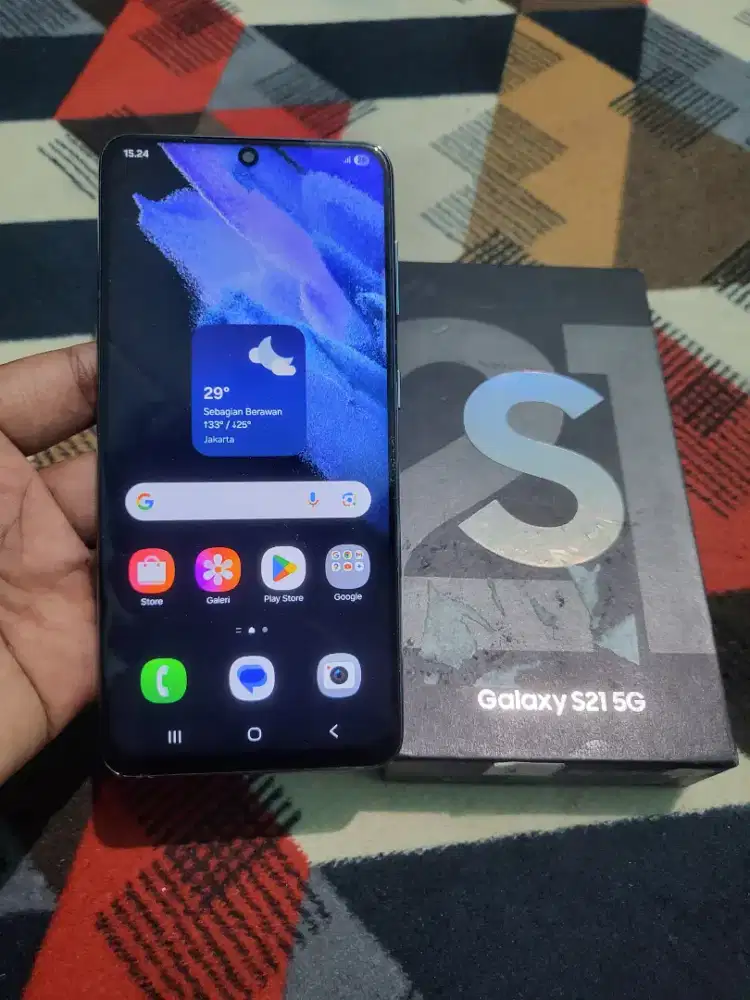 Jual cepat samsung s21 5G ram 8/256 SEIN Fullset
