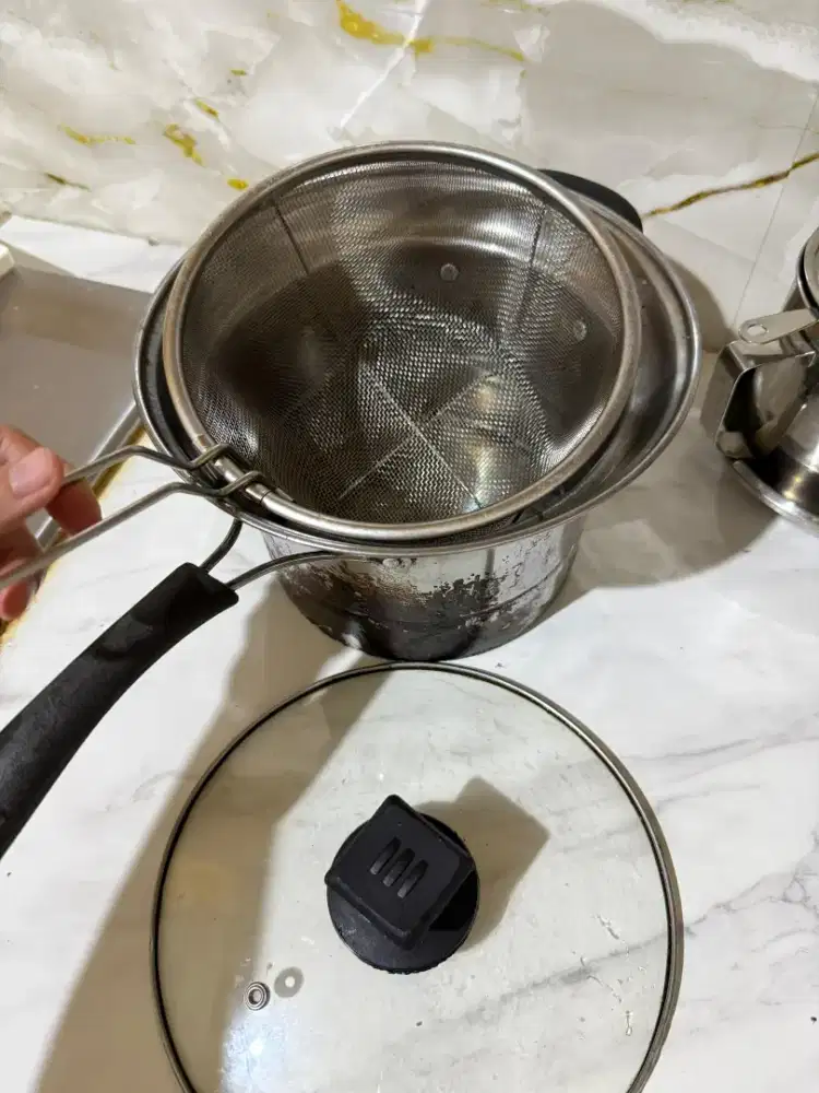 Deep Fryer Stainless X-Restoran alias Horeca (Ada bermacam ukuran)