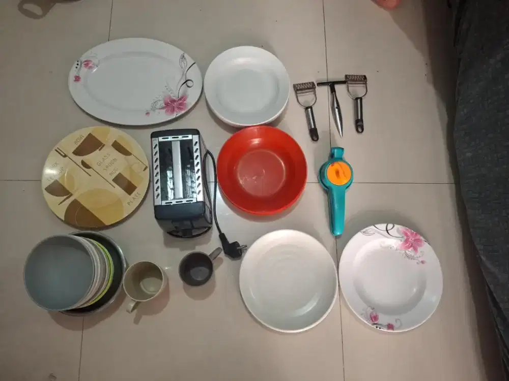 Paket Borongan Peralatan Dapur & Makan Bekas
