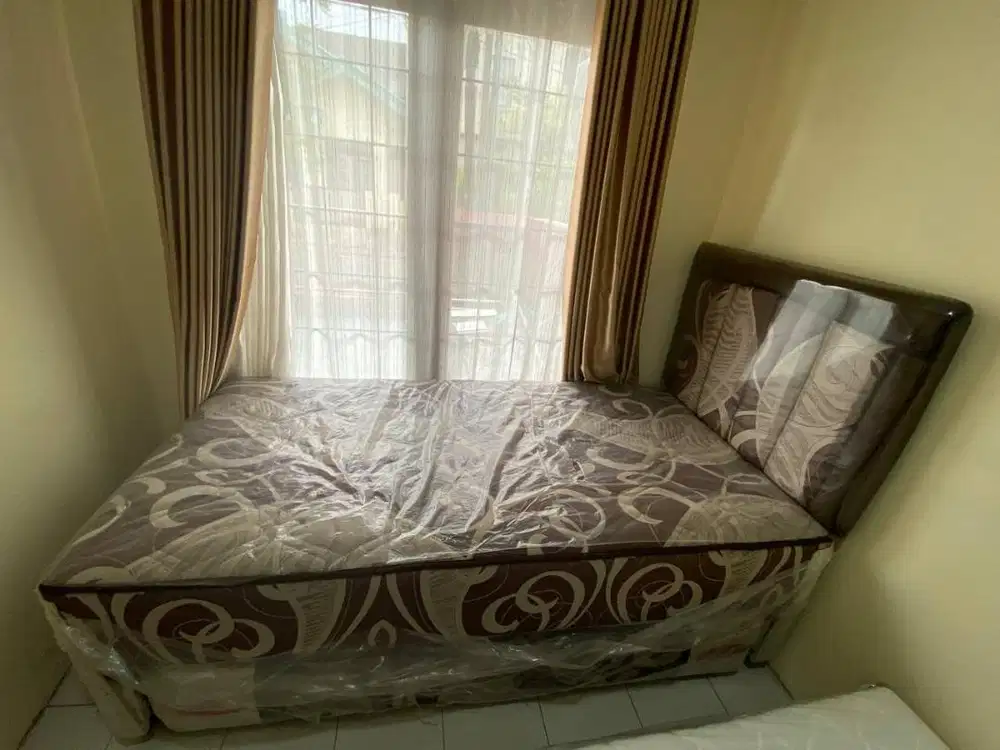 Kasur Springbed Escon Single 2 in 1 lengkap dengan Dipan