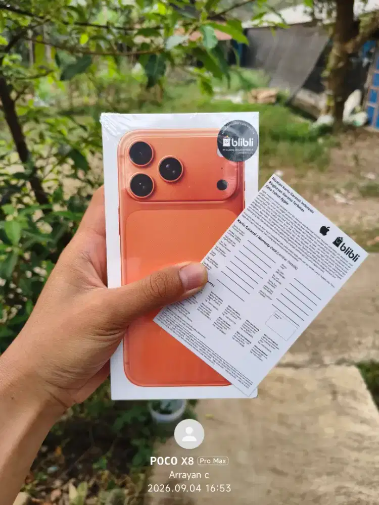 iPhone 17 Pro Max Segel BNIB