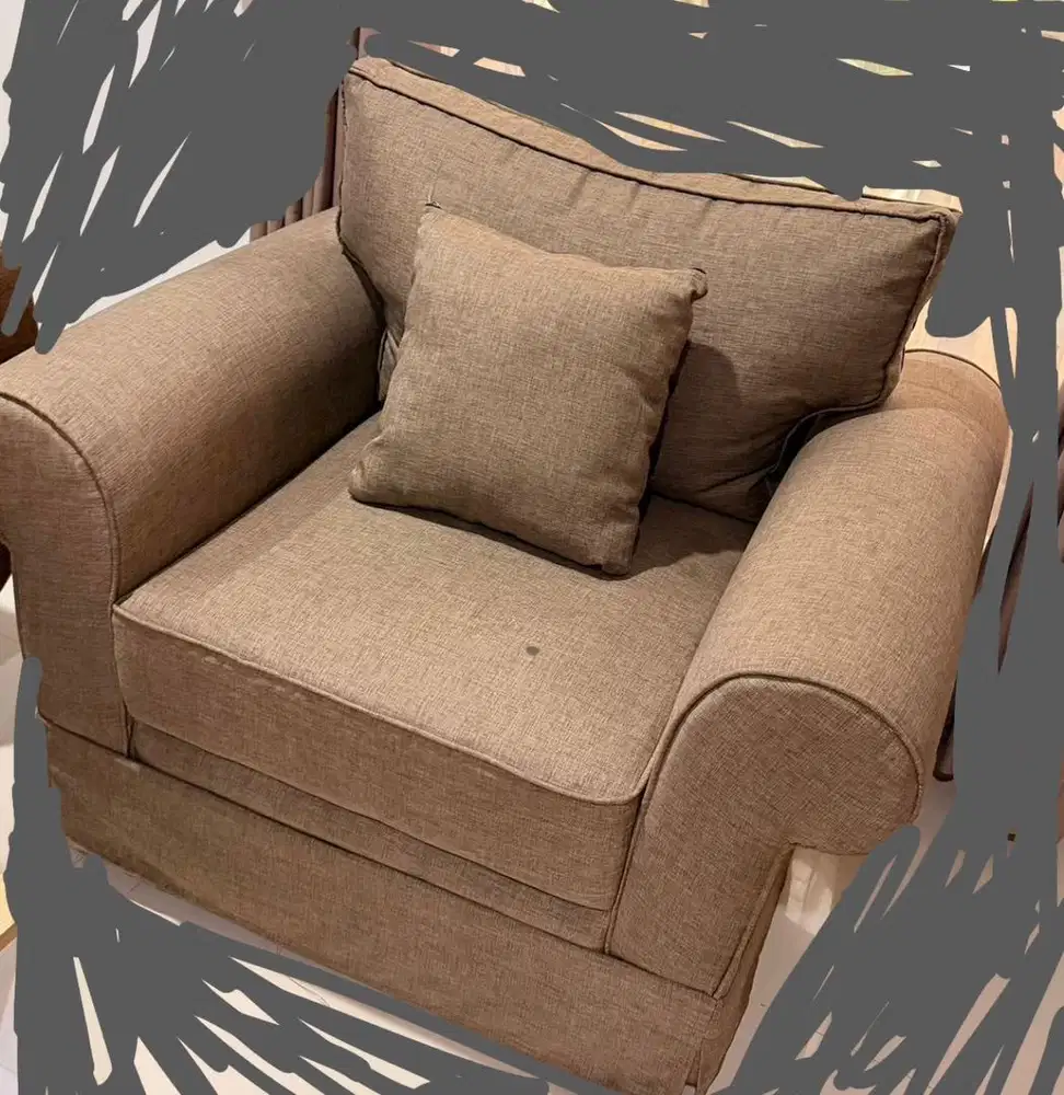 Di jual sofa 1 seater