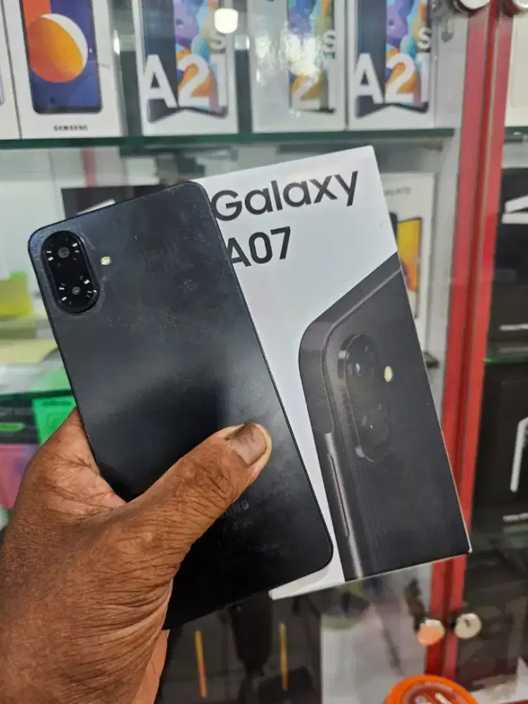 Samsung A07 8/256 black lengkap