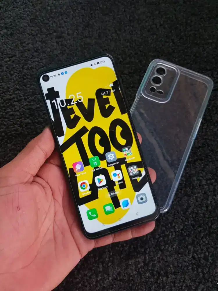 Oppo A55 ram 4+4/64 no minus hp charger