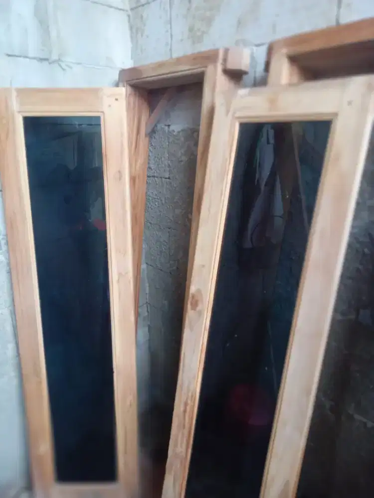Jual kusen set jendela kayu jati