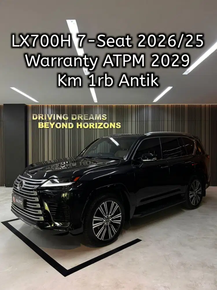 Lexus LX700H LX700 Hybrid AT 7-Seater 2026 Hitam Km1rb Nik 2025 B7HIP