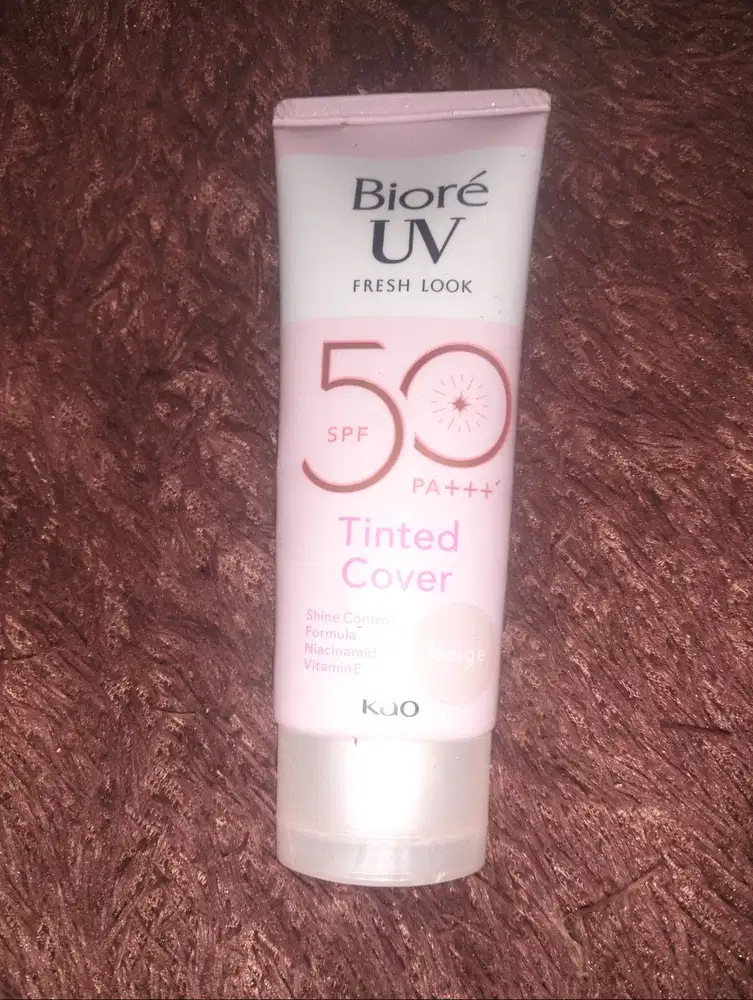 TINTED SUNSCREN BIORE UV SPF 50+ PEMAKAIAN 1 KALI
