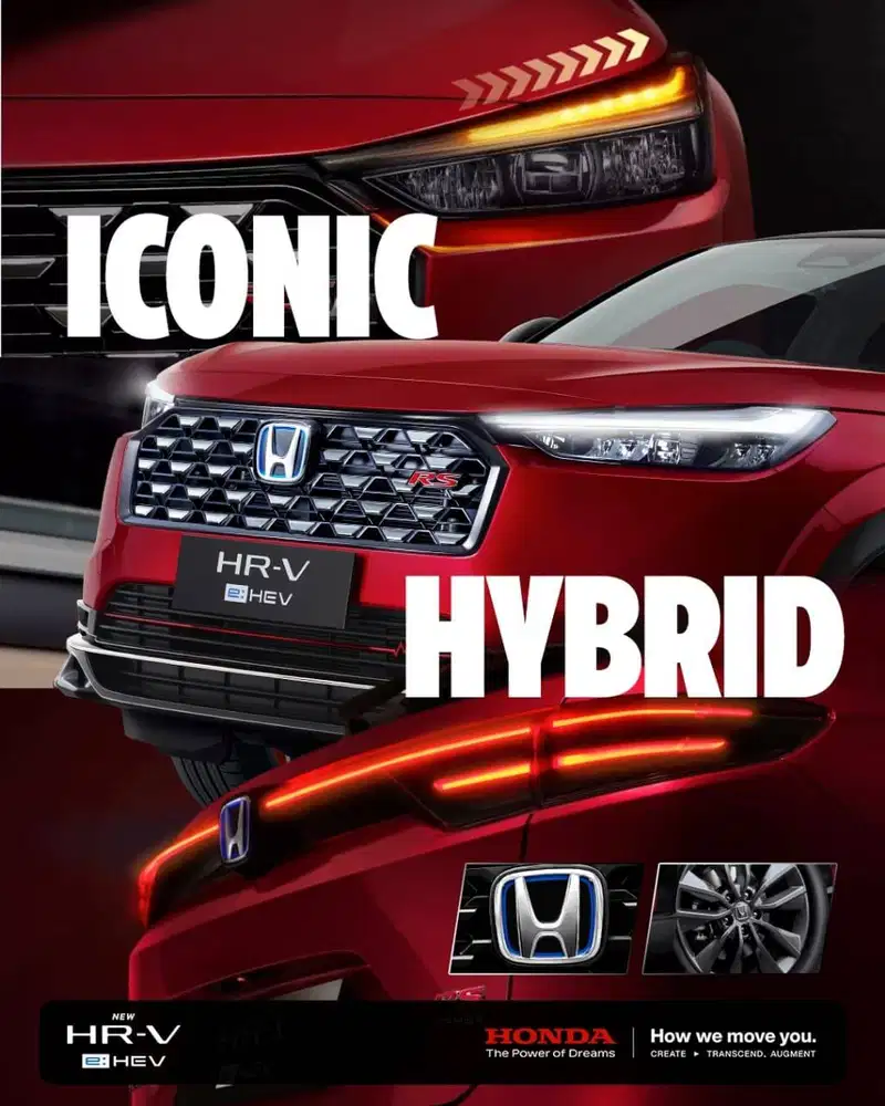 Istimewa! HR-V 1.5 RS e:HEV 2026 Merah Siap Pakai