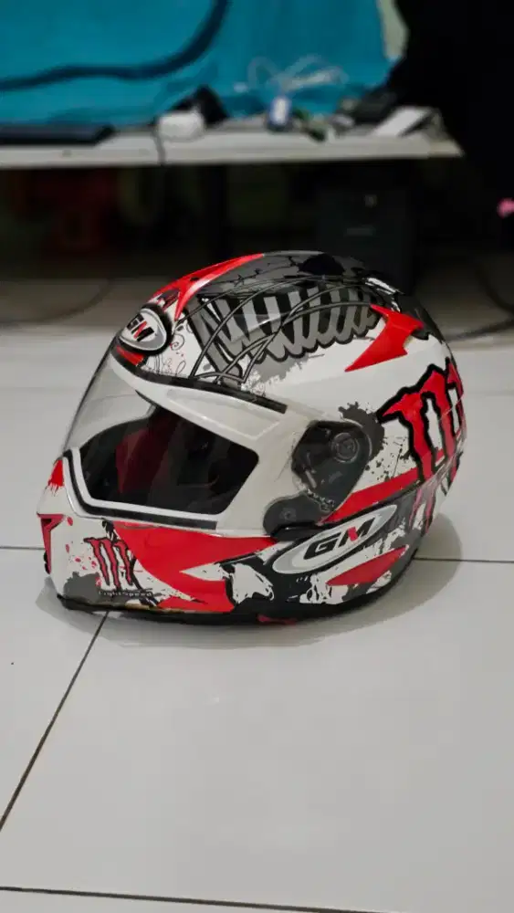 Helm gm original fullface bekas masih mulus