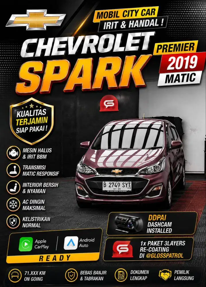Chevrolet Spark Premier 1.4 AT 2019
