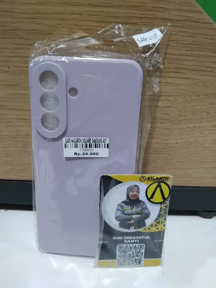 CASE MACARON SQUARE SAMSUNG A57 | ATLANTIS DAHSYAT