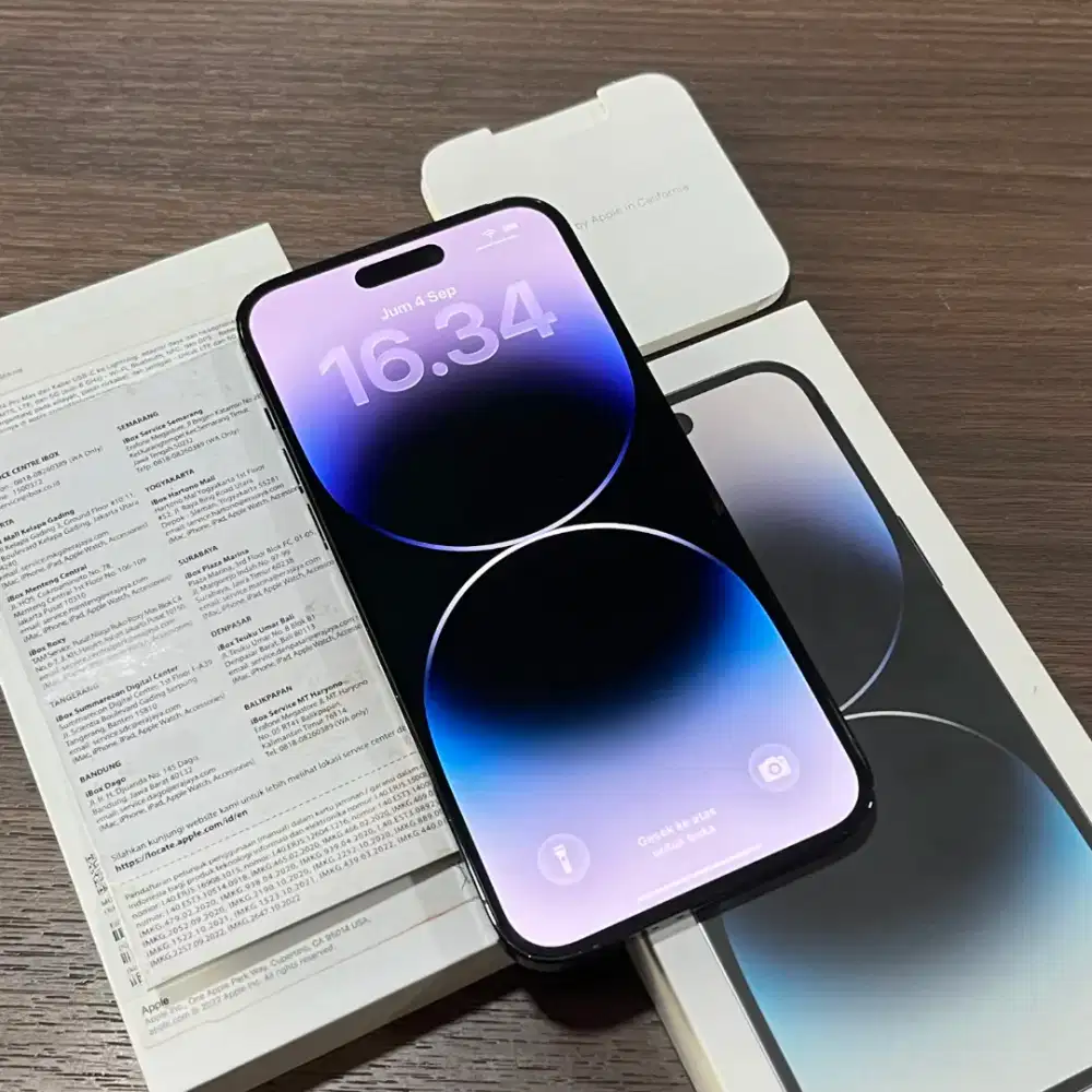 IPhone 14 PROMAX 128GB [ Space Black ] Garansi Resmi iBox