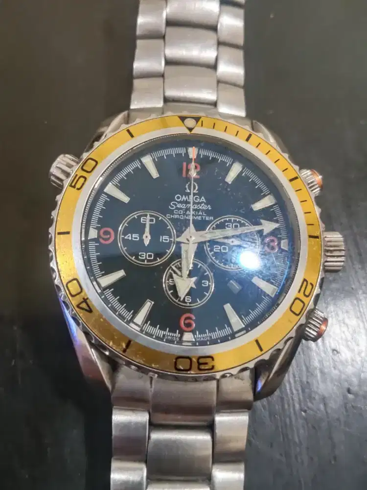 Jam Tangan Pria Omega Seamaster Planet Ocean Original